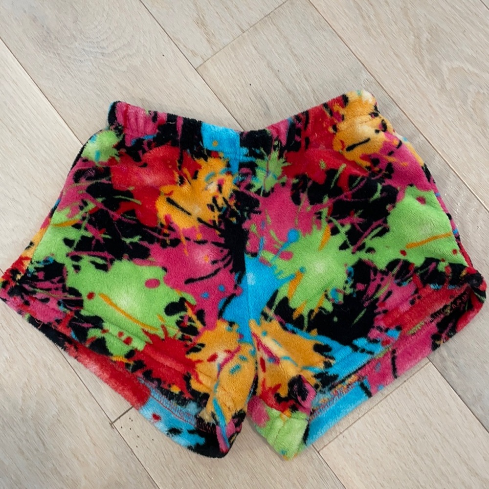 Girls fuzzy shorts! Size 7/8.  So comfy!